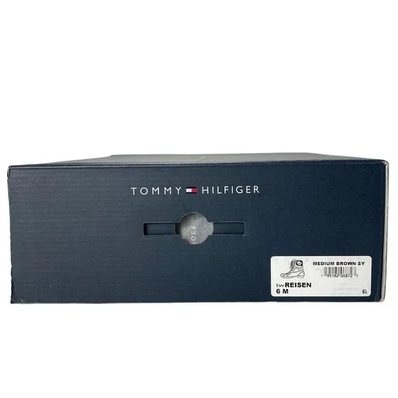 TOMMY HILFIGER Womens Reisen Faux Fur Detail Lace-Up Boot   6M - Picture 9 of 9